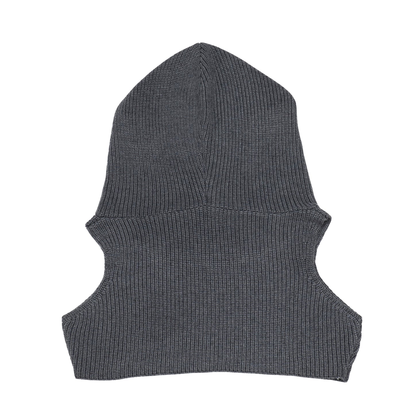 KNIT HOODIE TOPS (GREY)