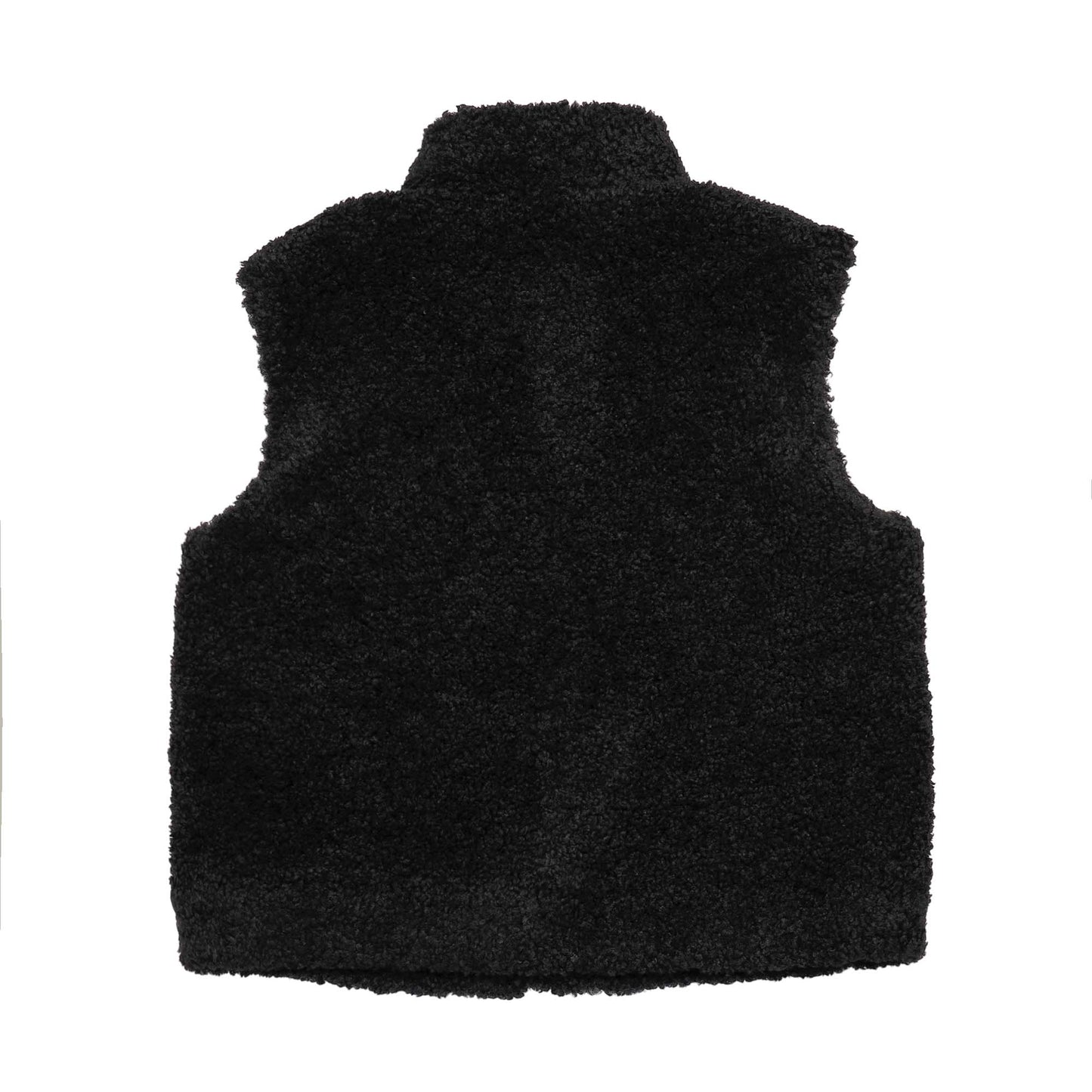 BLACK FUR VEST