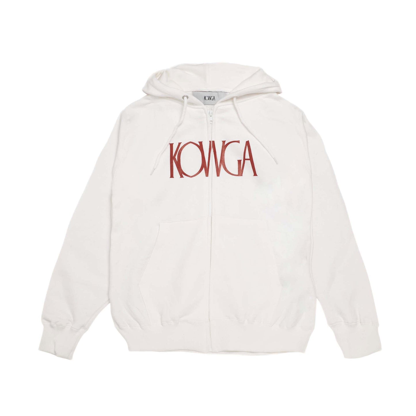 OG LOGO ZIP HOODIE (WHITE)