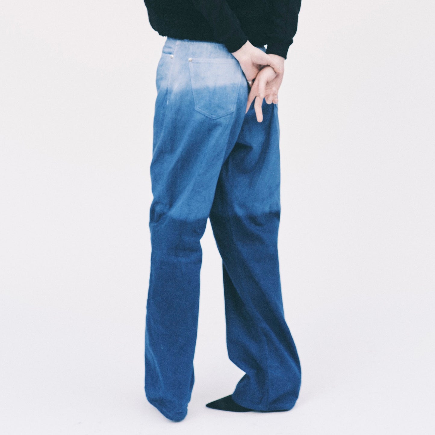 UNISEX / TIE DYE DENIM (INDIGO BLUE TIE DYE)