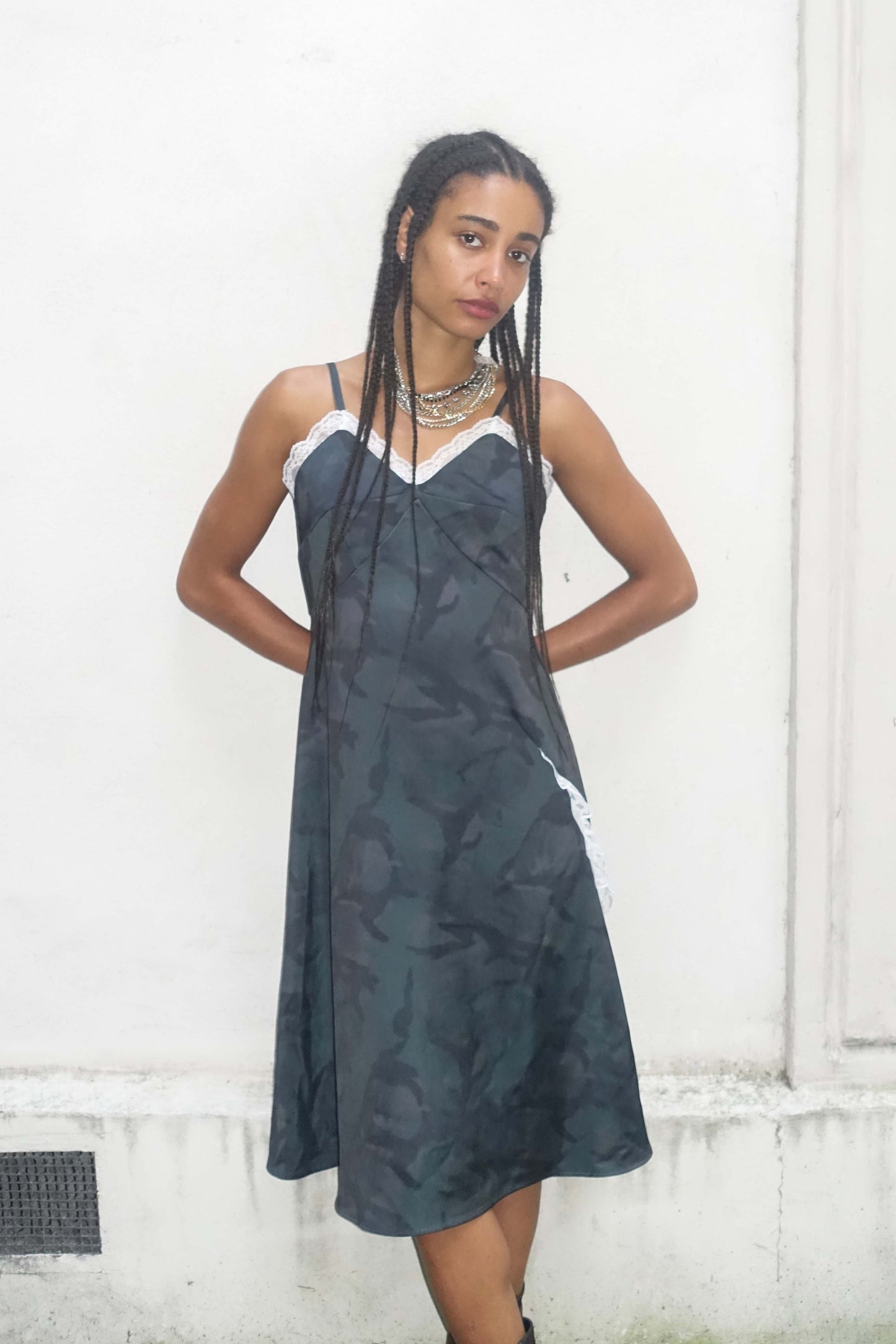 PALE ORIGINAL CAMO GIRL DRESS
