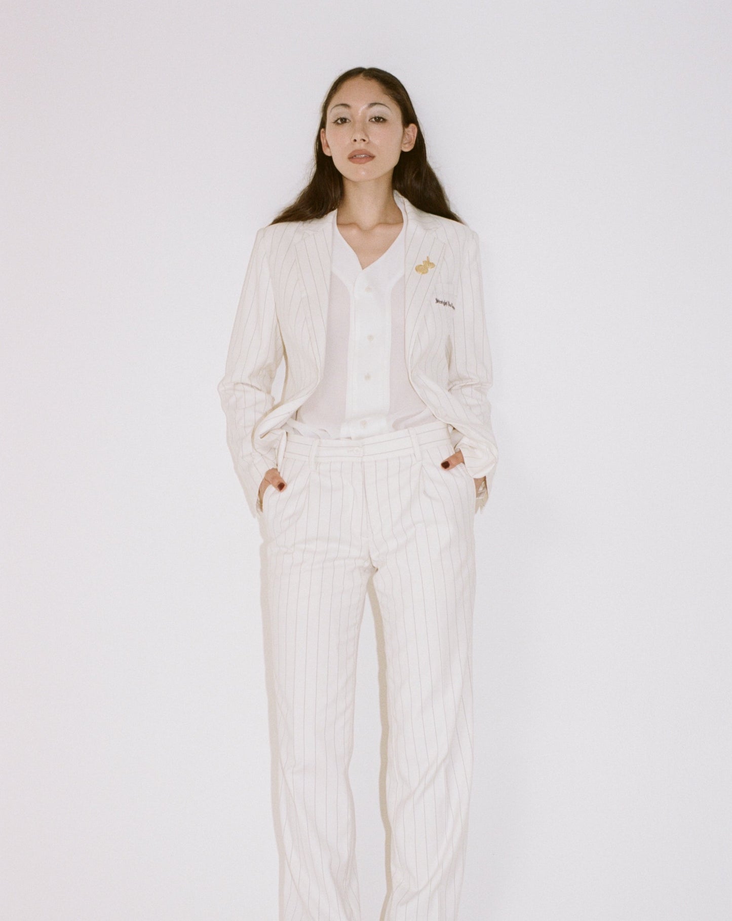 OG STRIPES GABARDINE SUIT JACKET