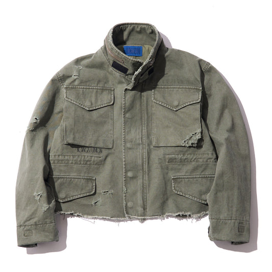 WOMENS / FADE M65 FIELD JACKET(OLIVE)