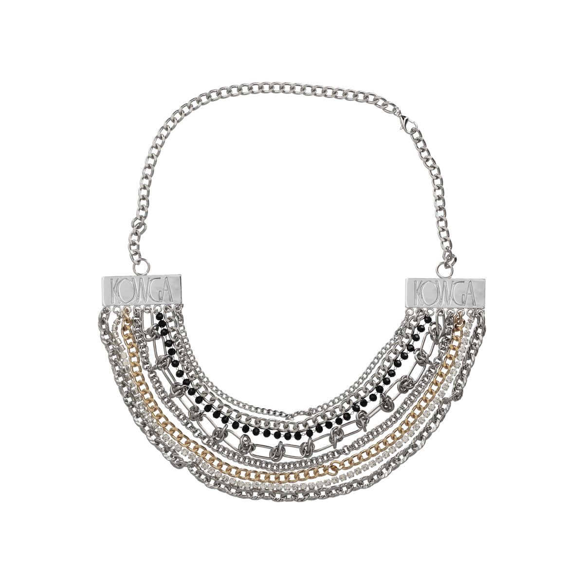 Combine mixed necklace By GAGAN × KOWGA