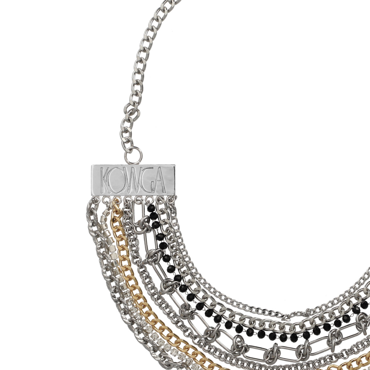 Combine mixed necklace By GAGAN × KOWGA