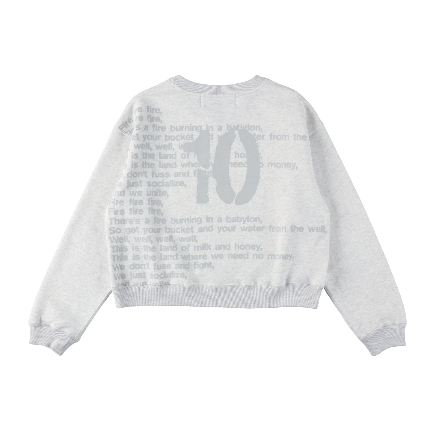 BASIC CREW NECK SWEAT (ASH GREY)