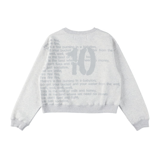 BASIC CREW NECK SWEAT (ASH GREY)