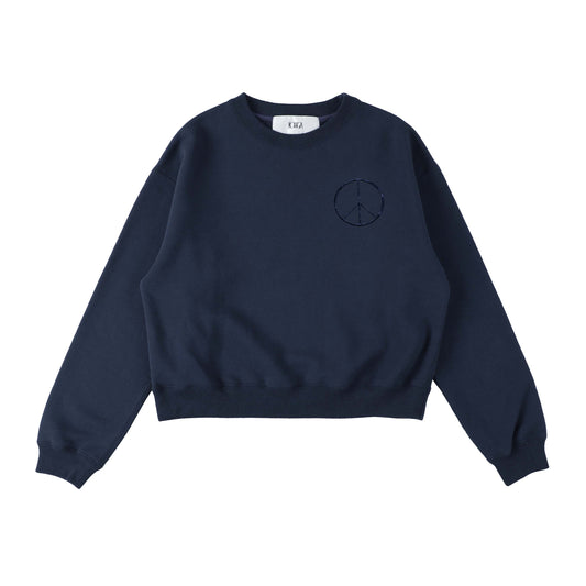 BASIC CREW NECK SWEAT (NAVY)