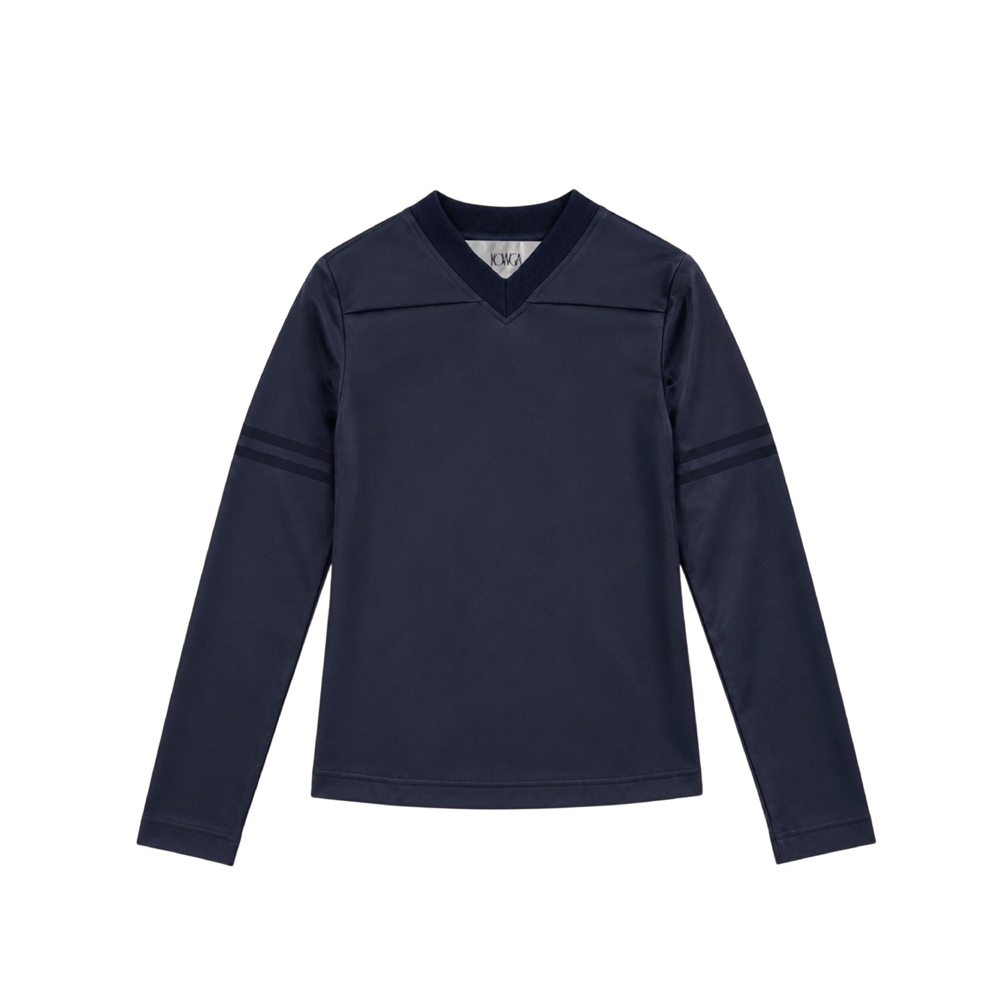 FOOT BALL LS TEE (NAVY)
