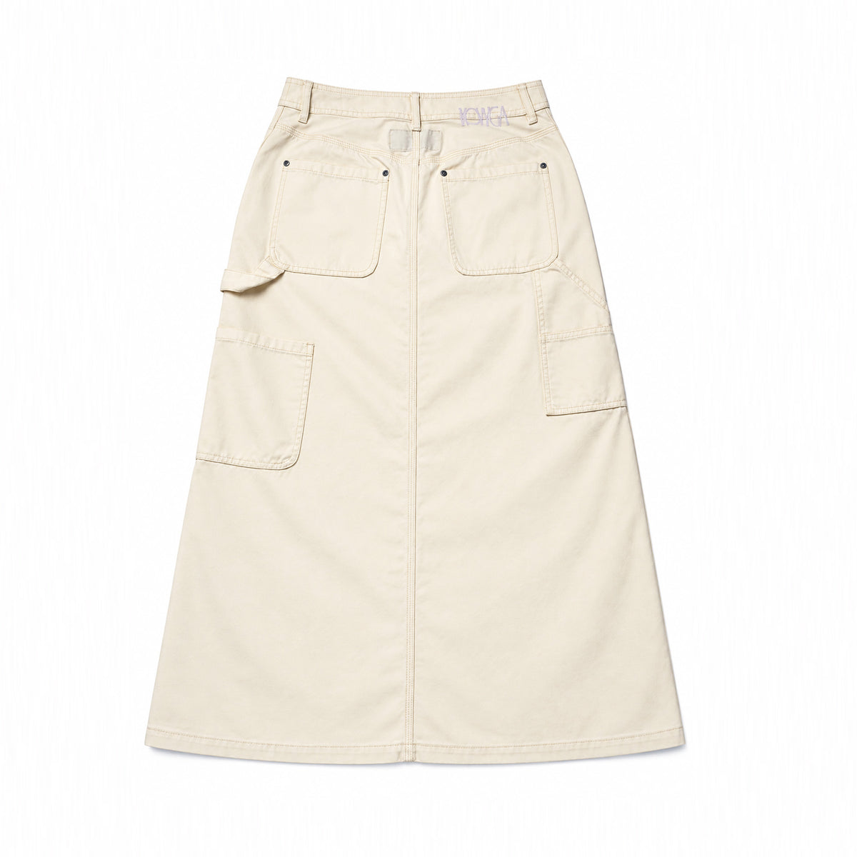 DOUBLE KNEE SKIRT (OFF WHITE)