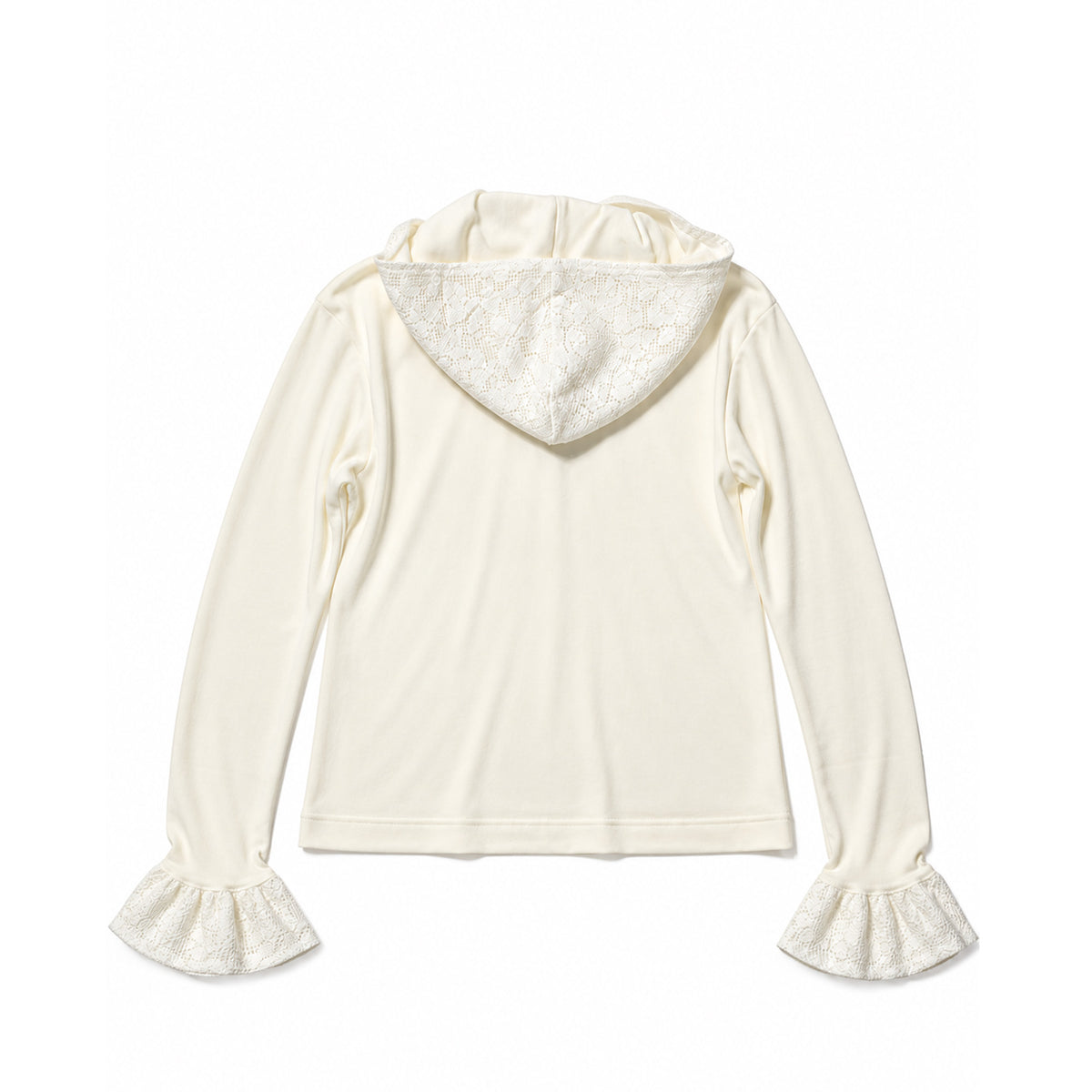 LACE HOODIE (WHITE)