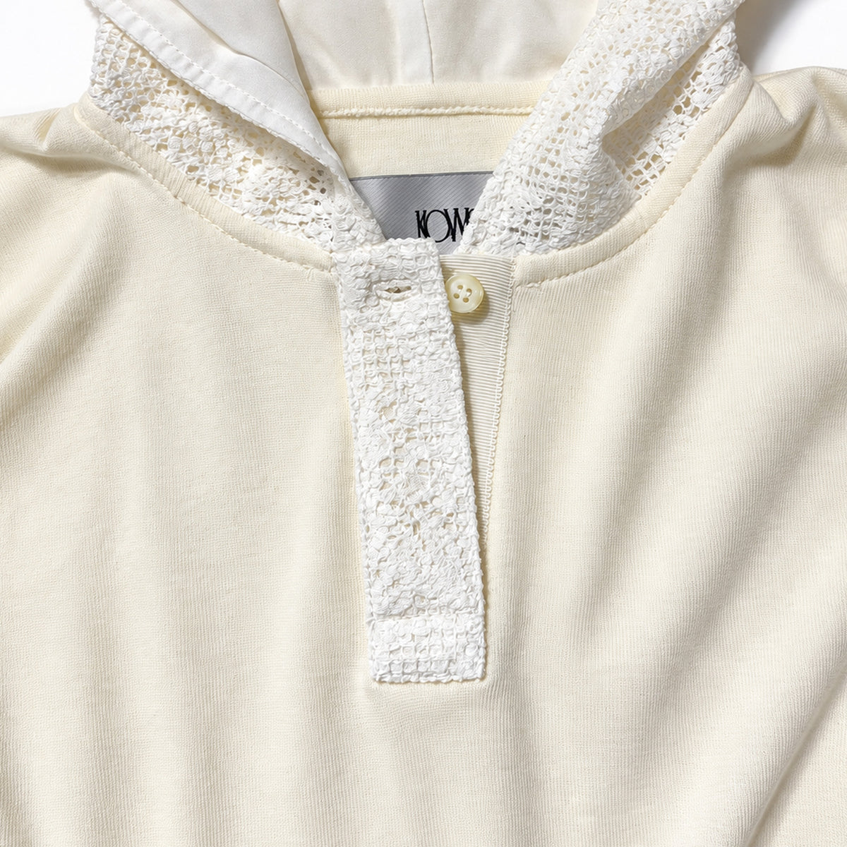 LACE HOODIE (WHITE)
