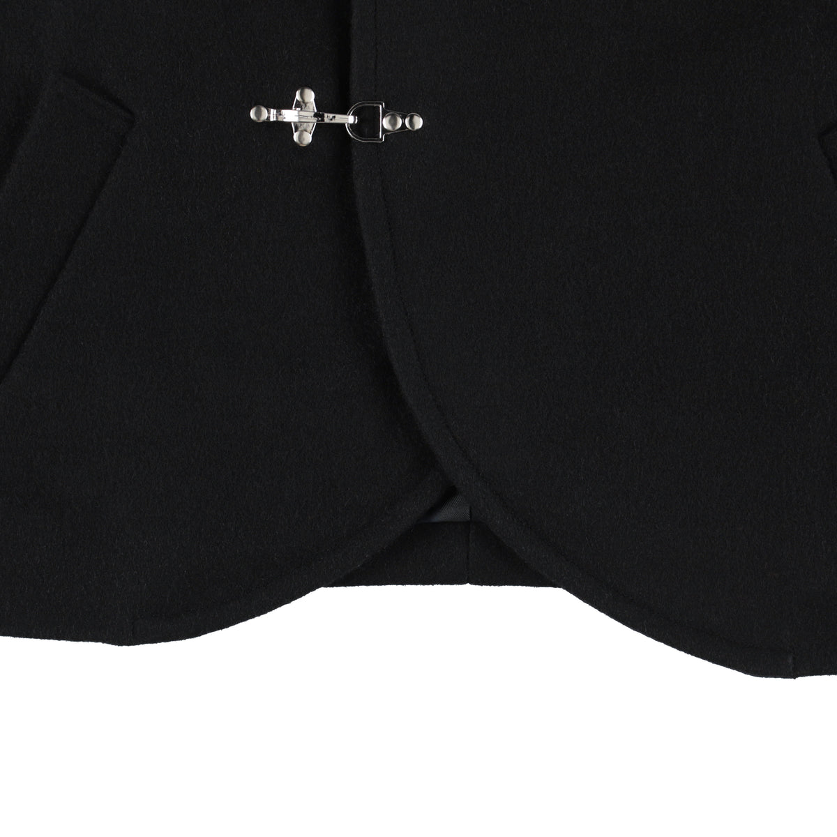 MENS / DRESS FIREMAN JACKET (BLACK)