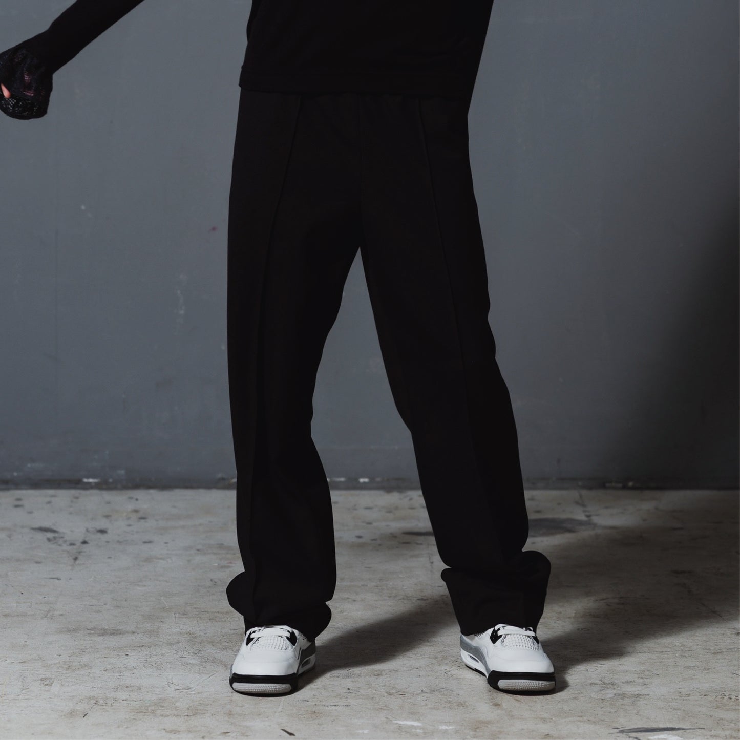 GRANDMA SLACKS PANTS (BLACK)