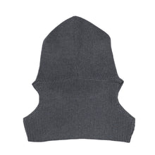 Load image into Gallery viewer, KNIT HOODIE TOPS (GREY)
