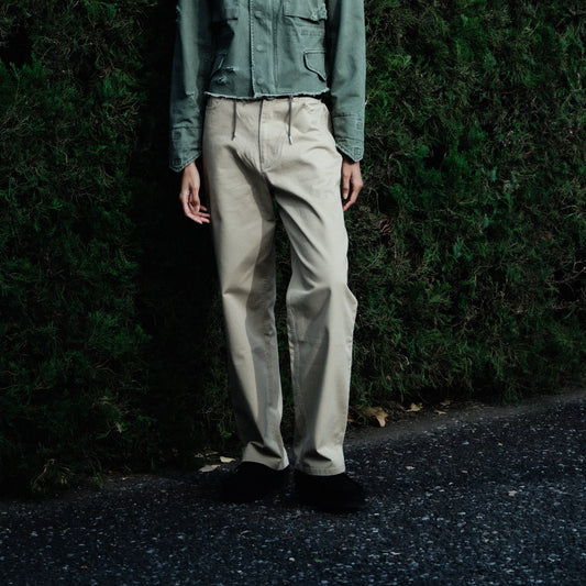 FADE CIHNO TROUSERS (BEIGE)