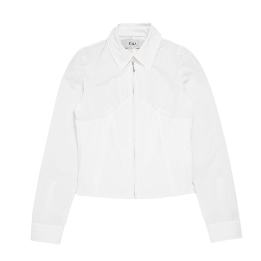 CORSET SHIRT (WHITE)