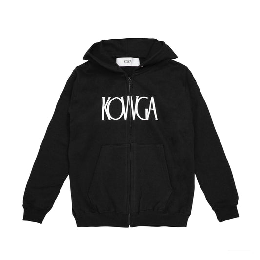 OG LOGO ZIP HOODIE (BLACK)