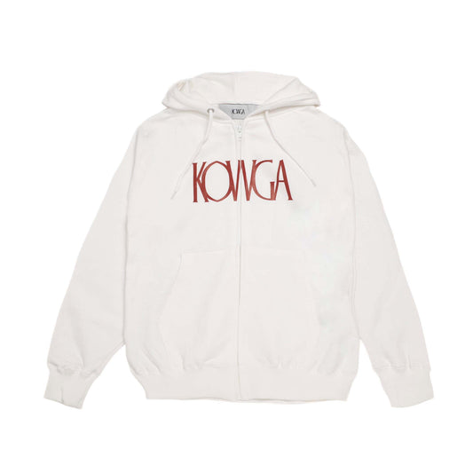 OG LOGO ZIP HOODIE (WHITE)