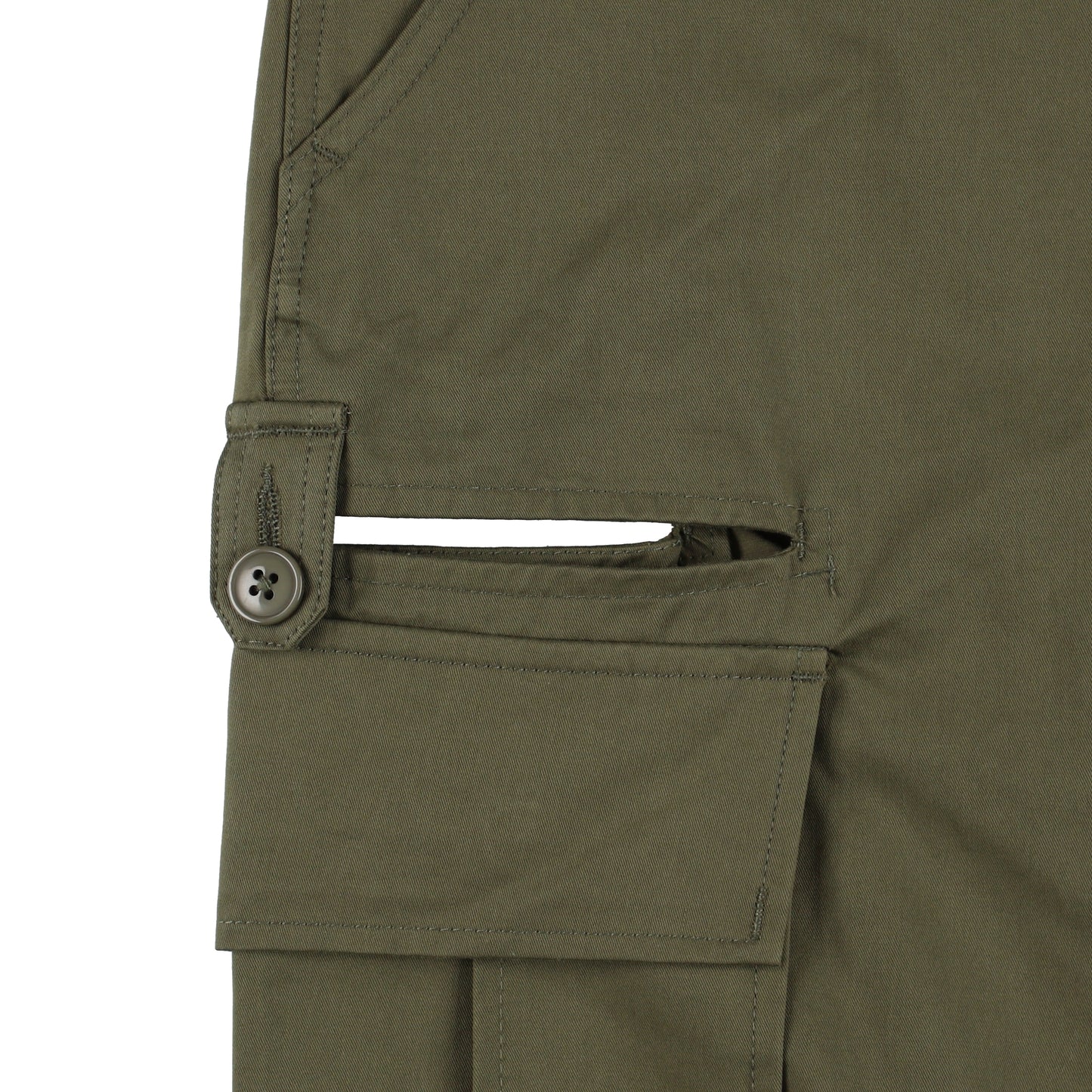 SLIT MILITARY PANTS (OLIVE)