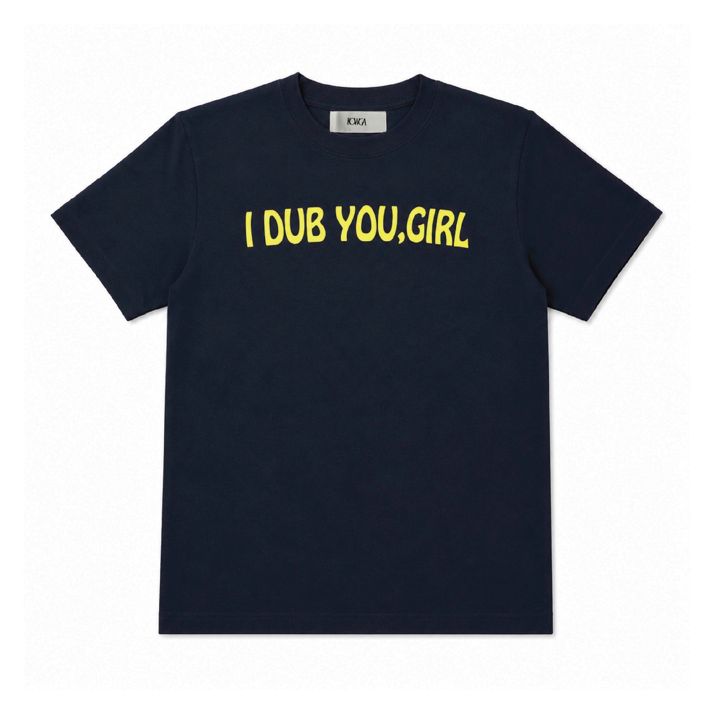 I DUB YOU GIRL TEE (NAVY)