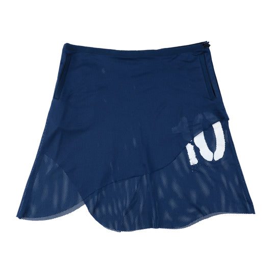 MESH LAYRRD SKIRT (NAVY)