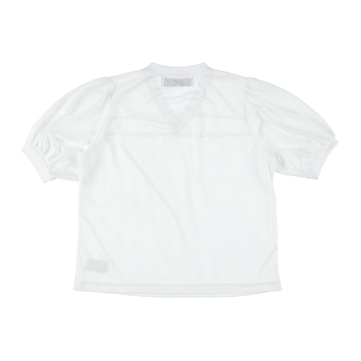 MESH PUFF SLEEVE TOPS (WHITE)