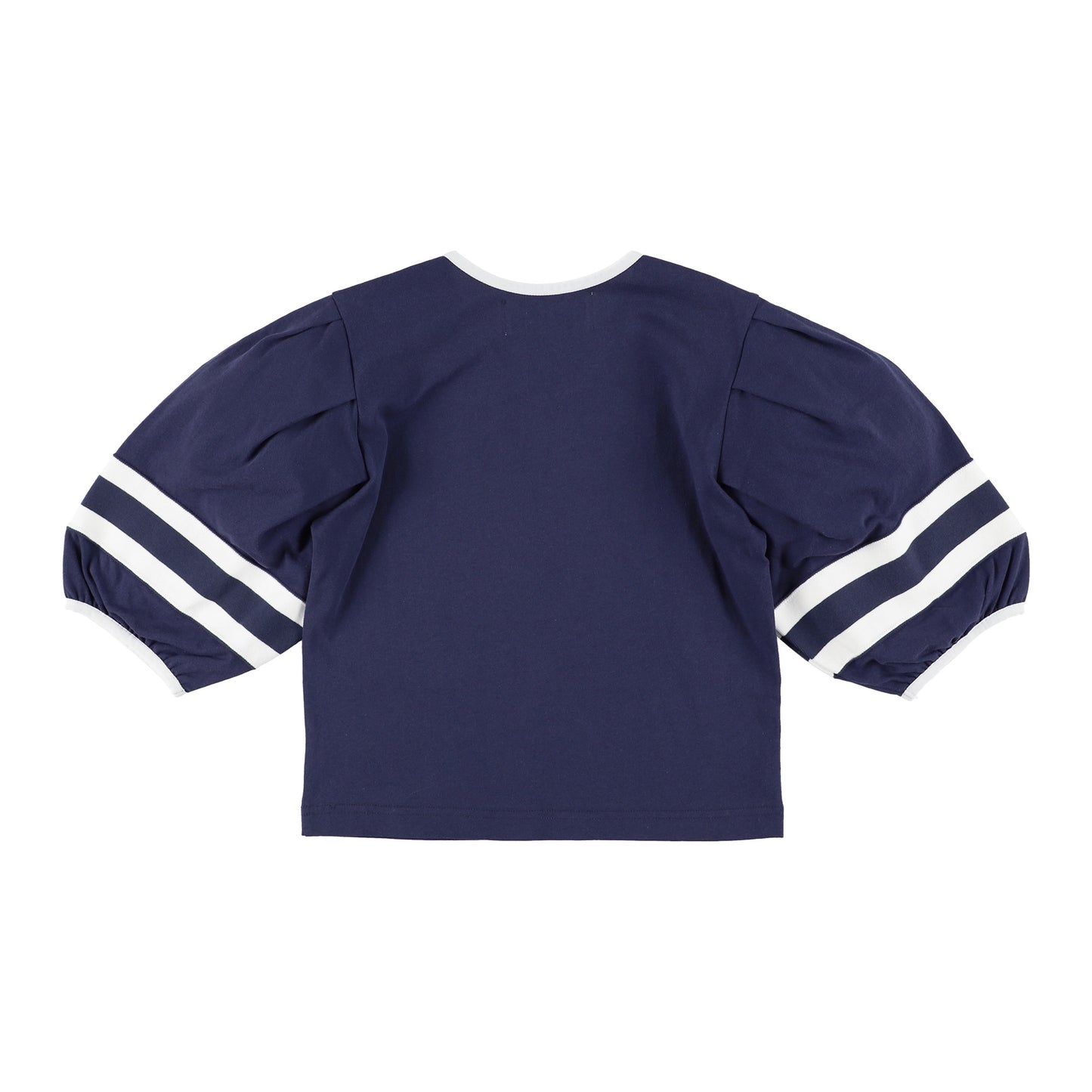 FOOT BALL PUFF SLEEVE  (NAVY)