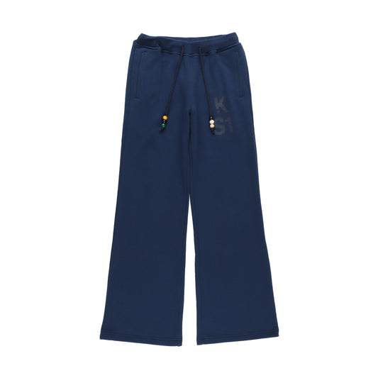 FLARE SWEAT PANTS (NAVY)