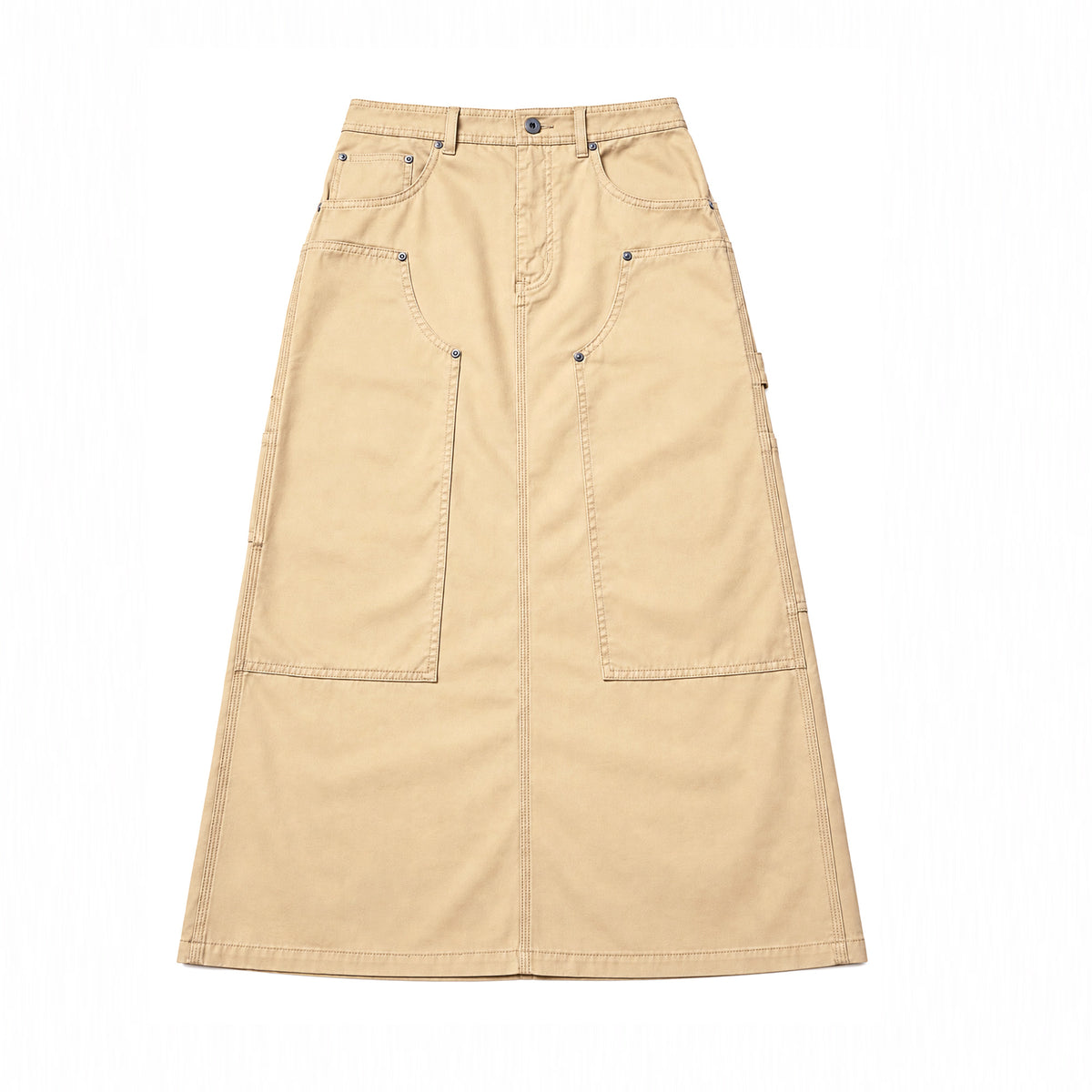 DOUBLE KNEE SKIRT (BEIGE)