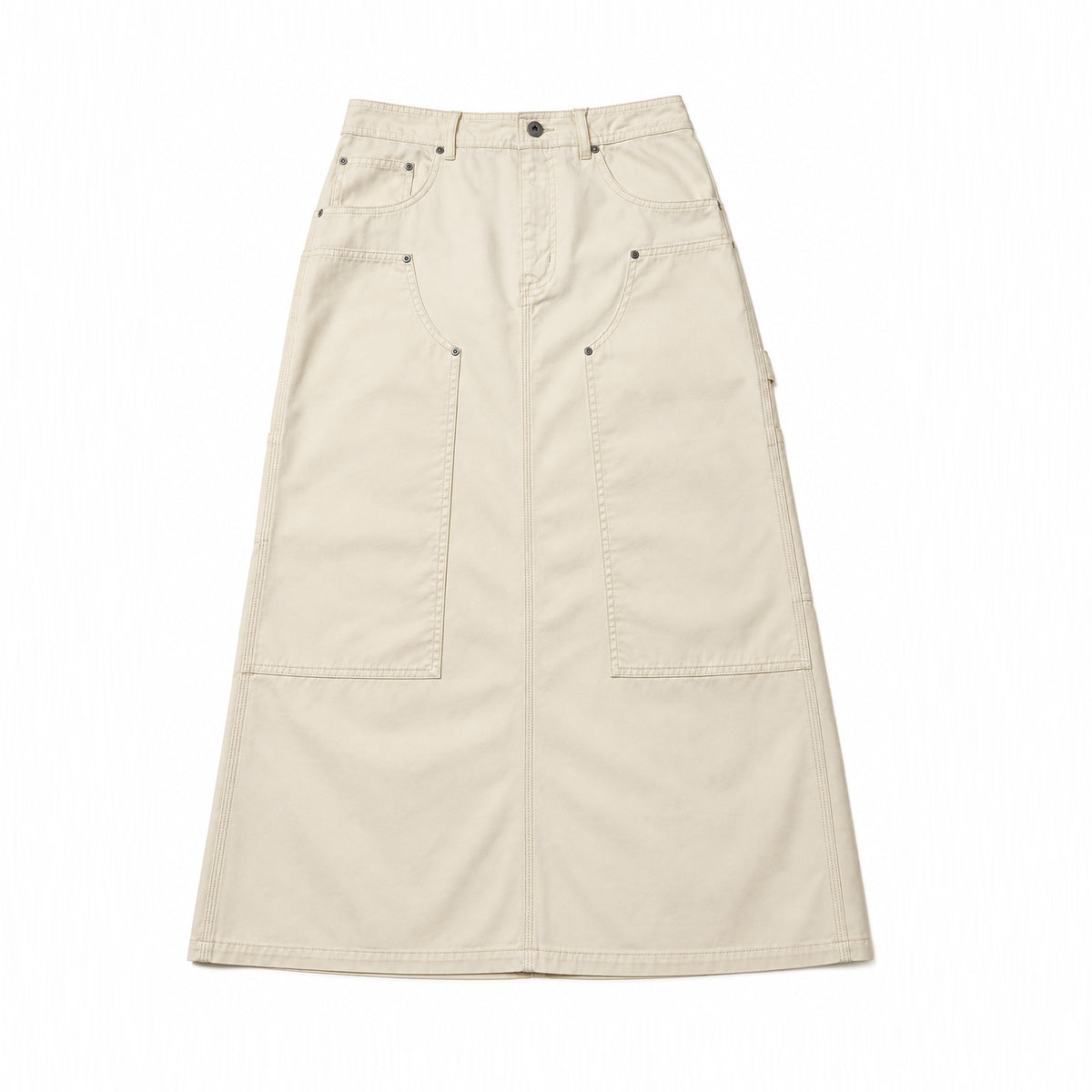 DOUBLE KNEE SKIRT (OFF WHITE)