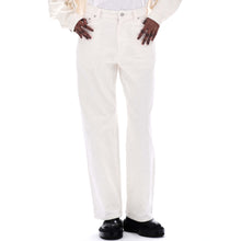 画像をギャラリービューアに読み込む, CORDUROY STRAIGHT PANTS (WHITE)
