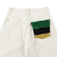 画像をギャラリービューアに読み込む, CORDUROY STRAIGHT PANTS (WHITE)
