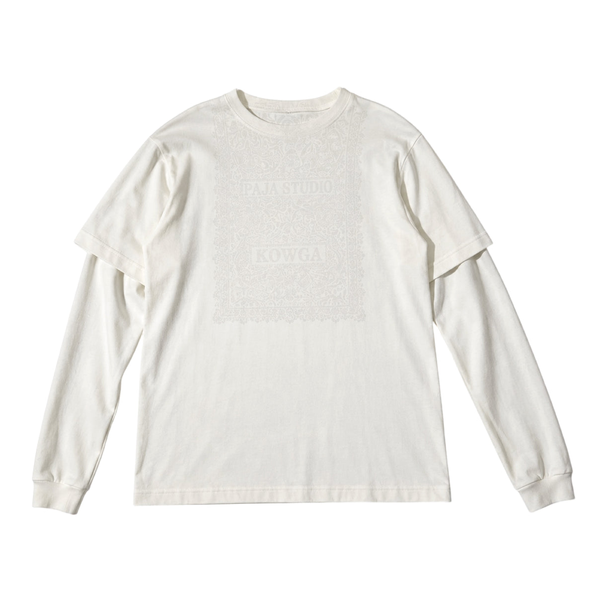 [PRE ORDER] LAYERED L/S TEE (WHITE)