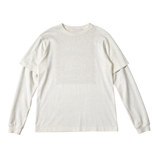 [PRE ORDER] LAYERED L/S TEE (WHITE)