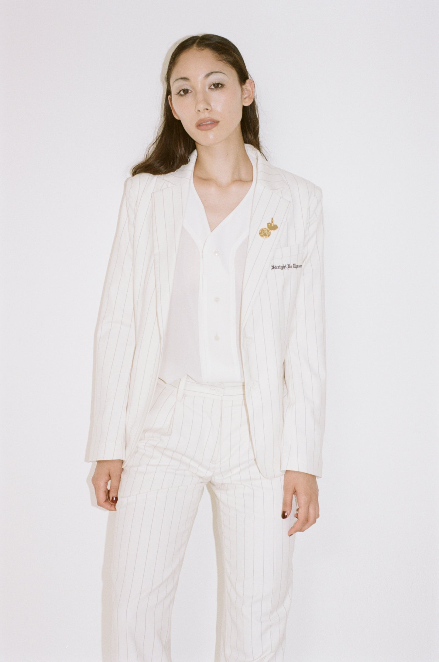 OG STRIPES GABARDINE SUIT JACKET
